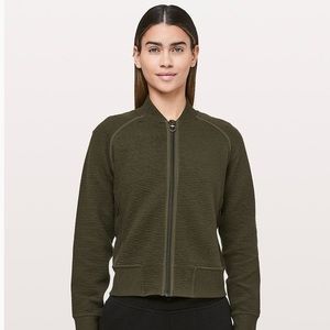 Lululemon On Repeat Bomber Jacket | Green